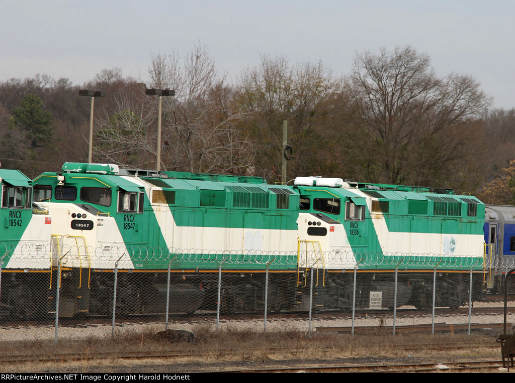 RNCX 18547 & RNCX 18536 sit in the DoT yard